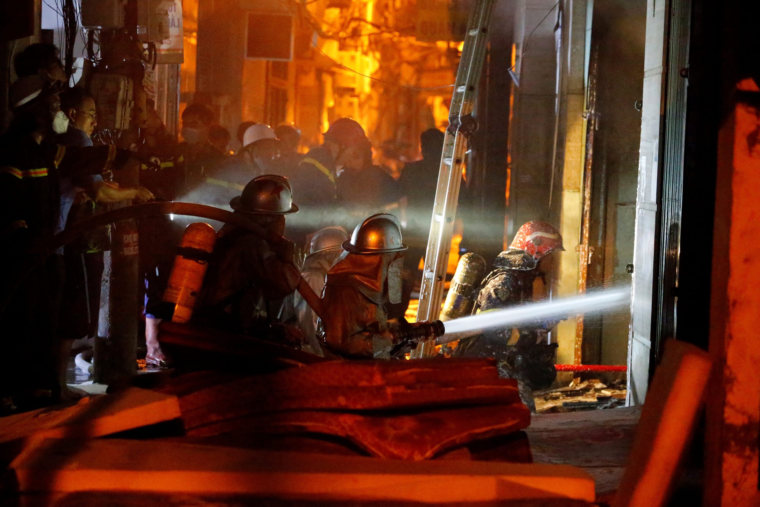 Fifty-six people killed in Hanoi apartment fire