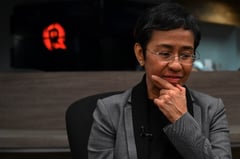 Ressa says Philippine press freedom improving, but still ‘work to do’