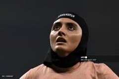Afghan woman sprinter sends message of defiance at Asian Games