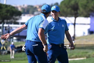Fitzpatrick shines as Europe aim to increase Ryder Cup lead