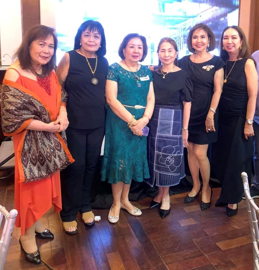 Cora Claudio, Marivel Carandang, Fanny Blanco, Nori Deus, Fortune Ledesma and Anna Sobrepena.