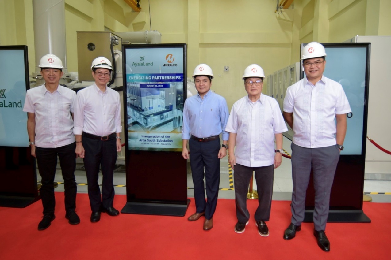 Meralco’s P597-M substation  energizes Ayala’s Arca South