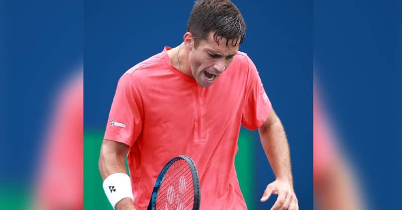 HERE COMES CANADA — Canadians open Davis Cup title defense in style