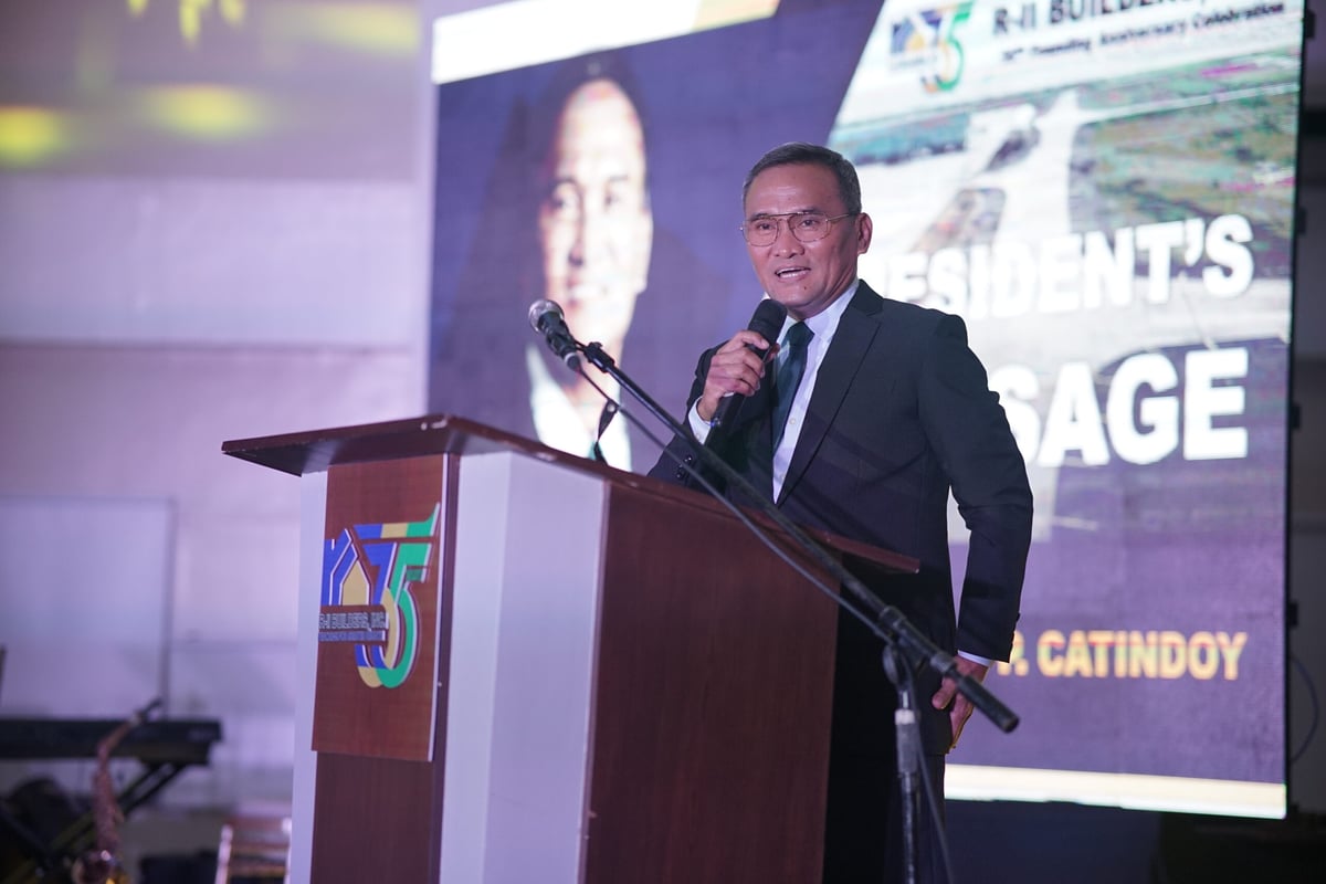 Engr./Retired MGen Gerardo P Catindoy outlined the big-ticket projects of RII Builders Inc. that ushers in its 35th year and beyond.