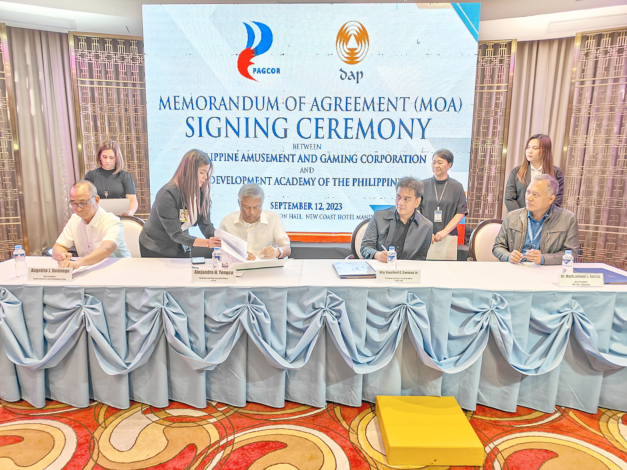 PAGCOR taps DAP  amid reorganization