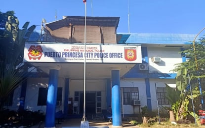 Puerto Princesa police headquarters.(Photo by Izza Reynoso)