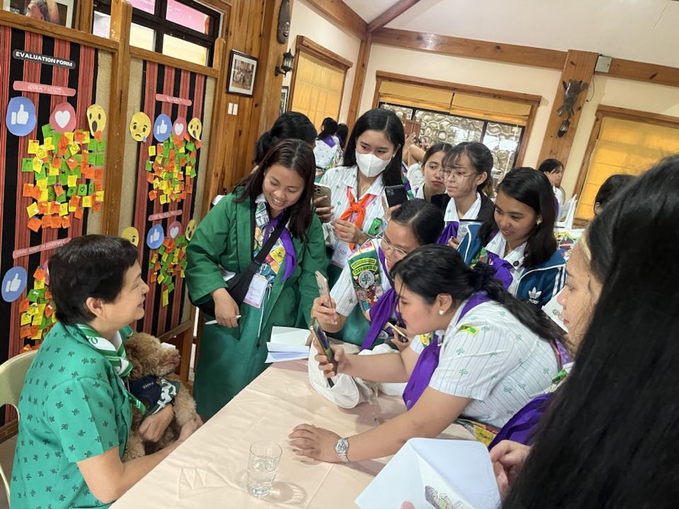 Nina at the National Gathering of Girl Representatives at GSP's Ating Tahanan, Baguio City, August 25-27, 2023