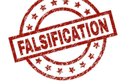 Finance firm employee faces falsification raps