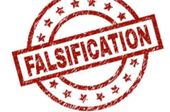 Finance firm employee faces falsification raps