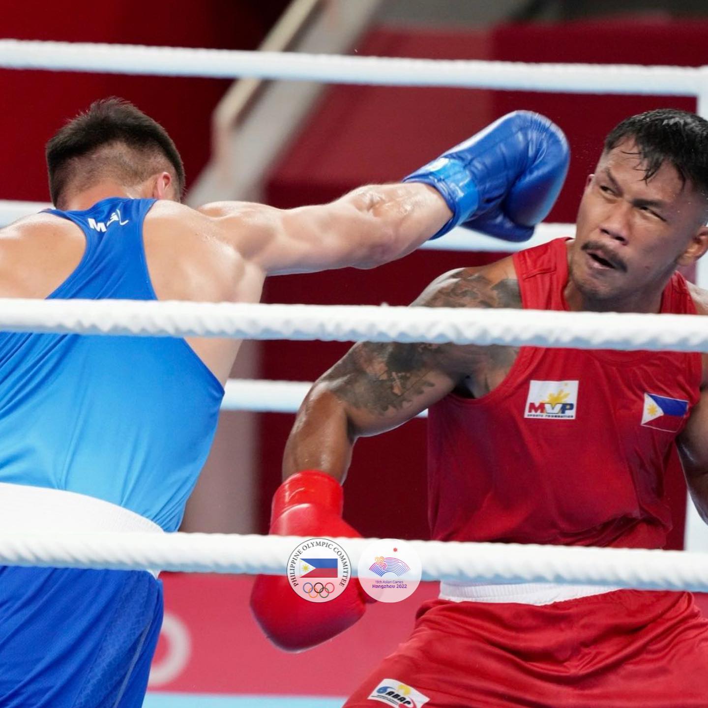 Eumir Marcial wins via unanimous decision. Photo courtesy of Philippine Olympic Comittee.