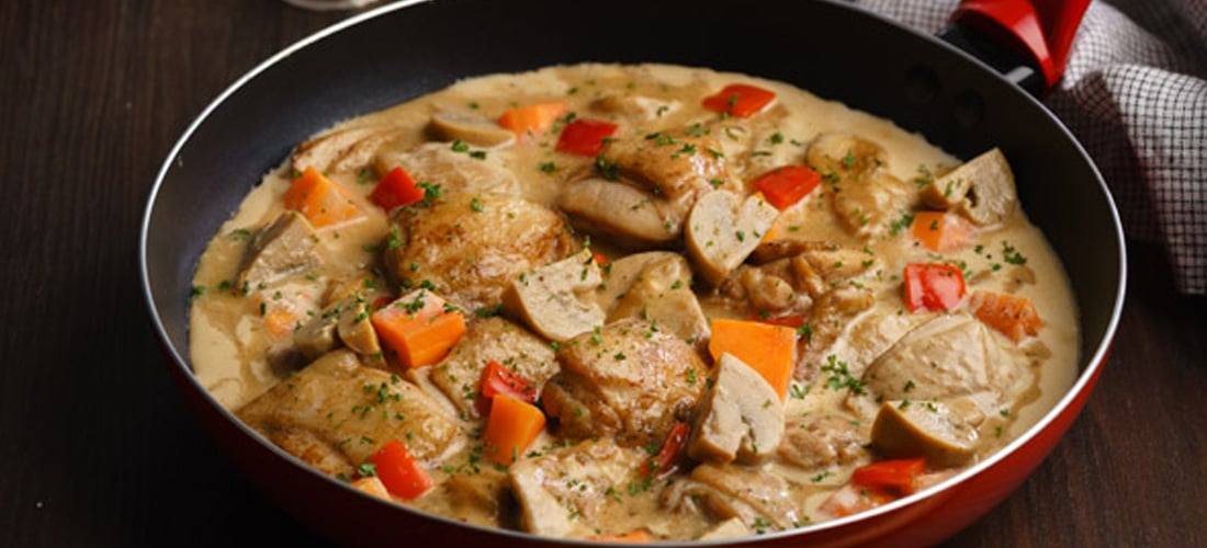 Photographs Courtesy of Alaska<br />Creamy Garlic Chicken Stew.