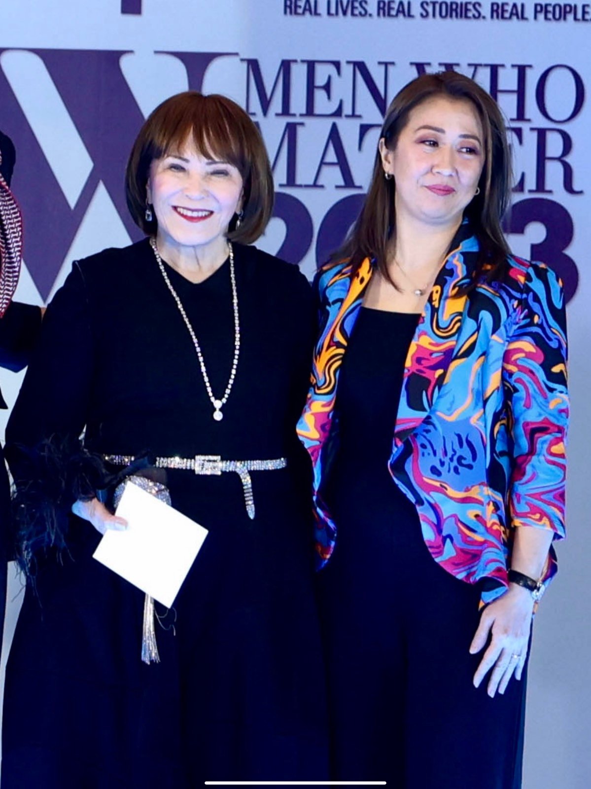 Best Dressed lady of the night Amelia Ablaza and Dulce Sy.