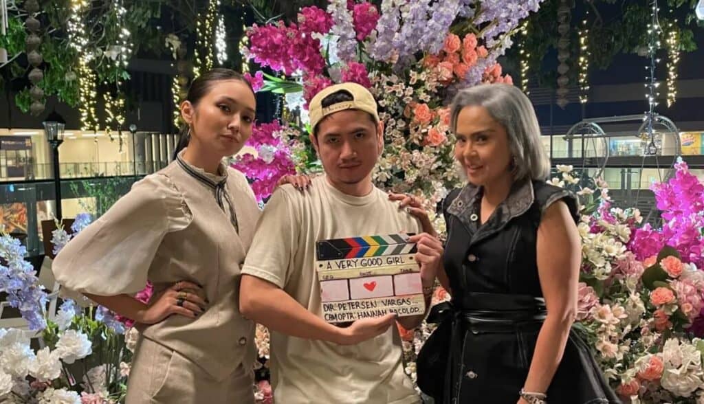 (from left) Kathryn Bernardo, director Petersen Vargas and Dolly de Leon. | PHOTOGRAPH COURTESY OF ig/star cinema