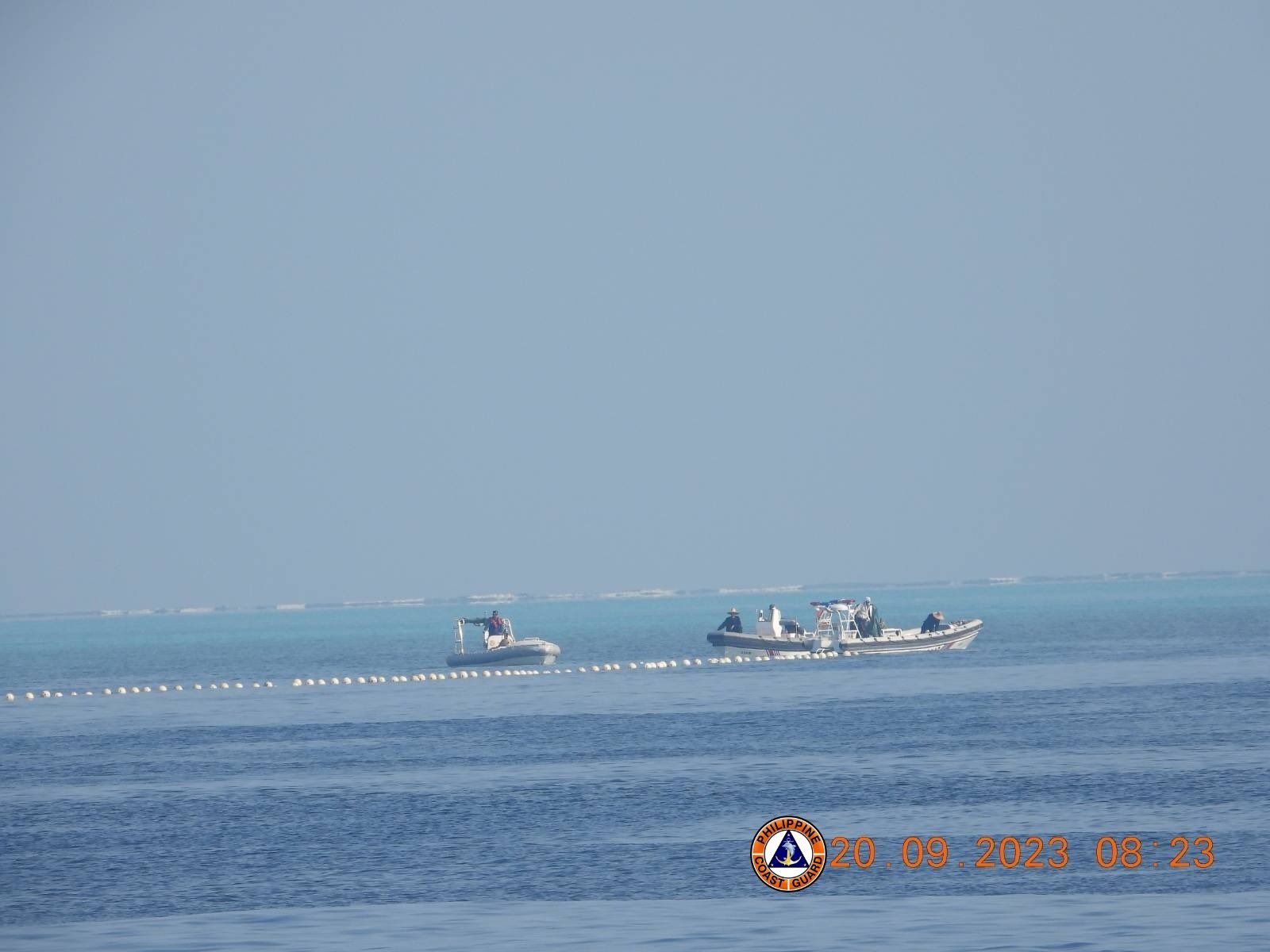 Phl to take appropriate measures vs. China’s installation of floating barrier in Scarborough Shoal