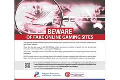 PAGCOR warns vs fake online gaming sites