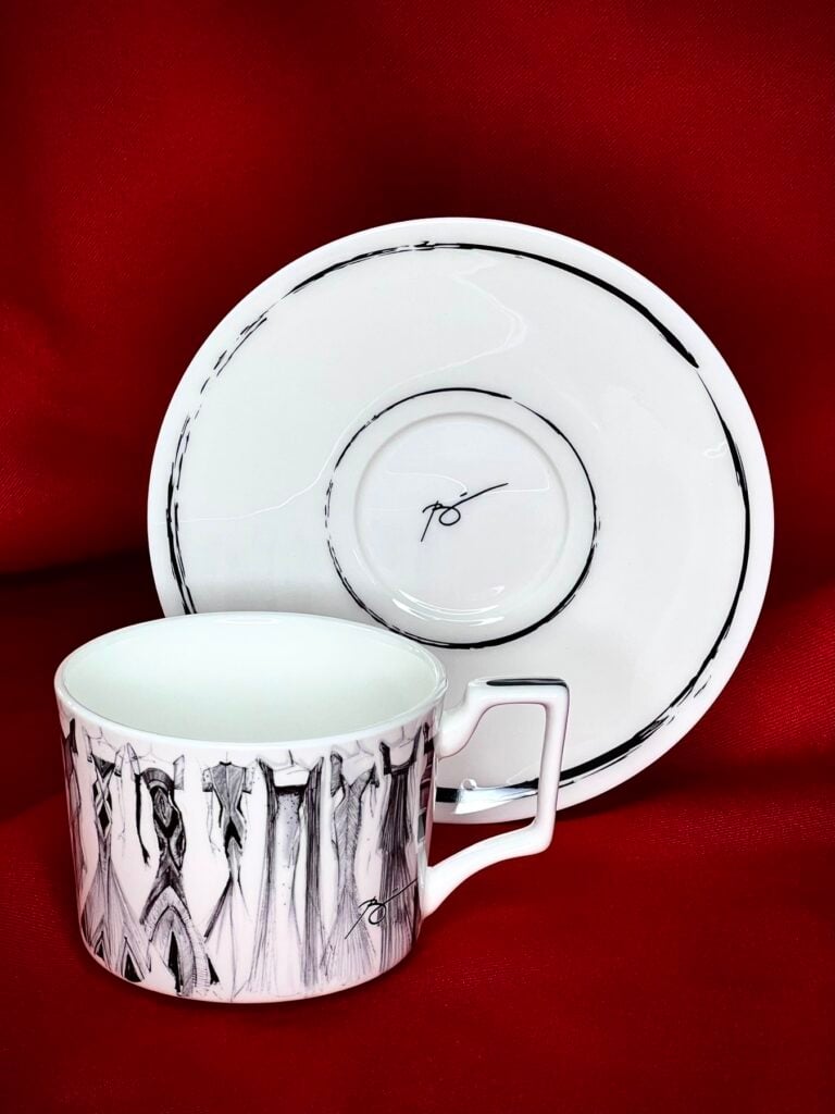 The tea sets, limited to just 700 and focusing on the terno as a central theme, are a celebration of national pride.