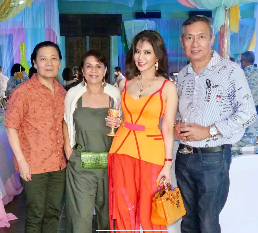 Photographs by Agile Zamora for the Daily Tribune<br />Atty. Rene Puno, Ann Puno, the columnist and BY Ong.