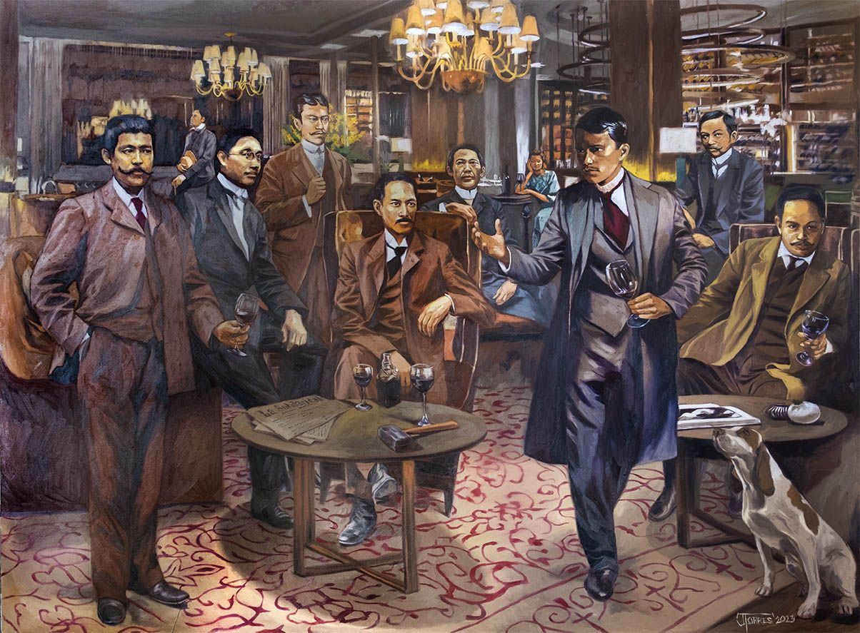 ‘La Solidaridad’ (67.75” x 91.5,” oil on canvas).