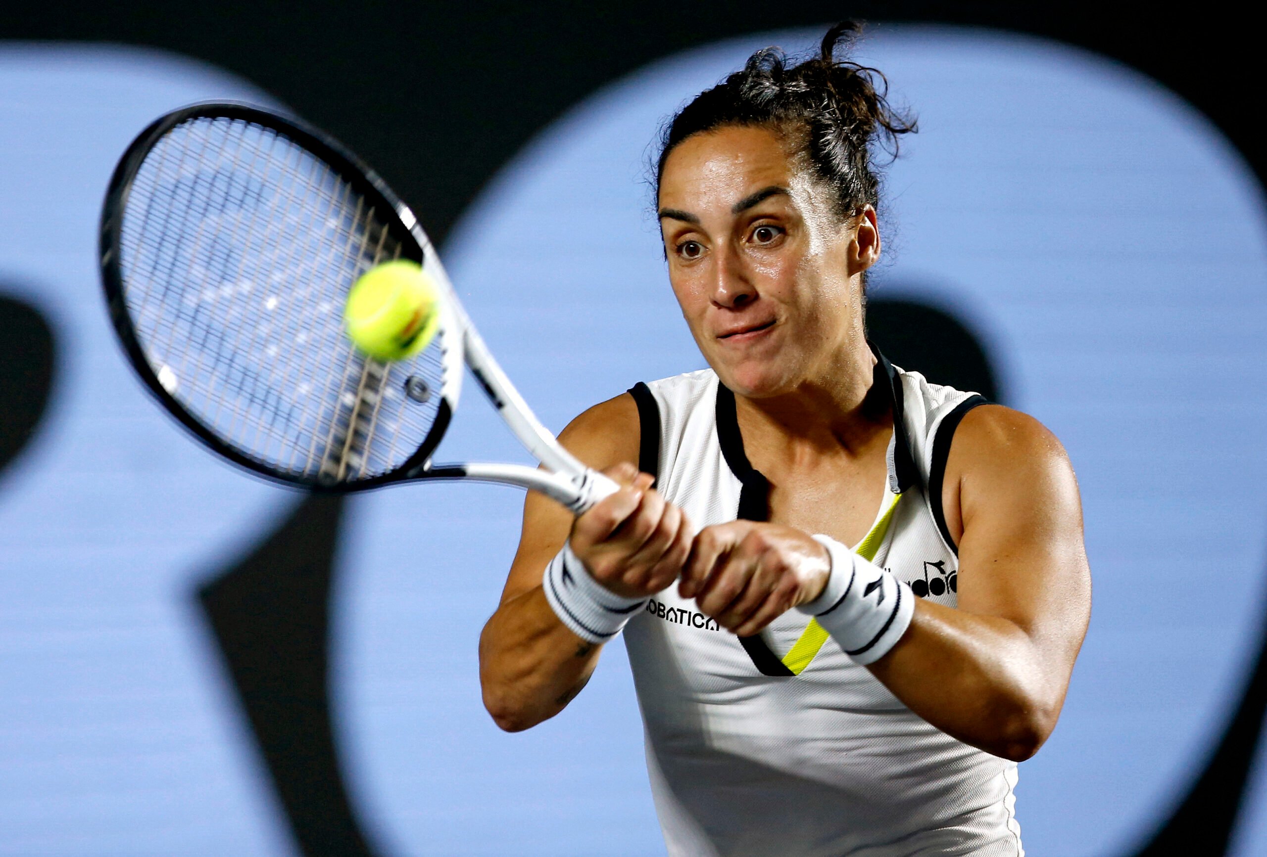 Top seed Jabeur crashes out
