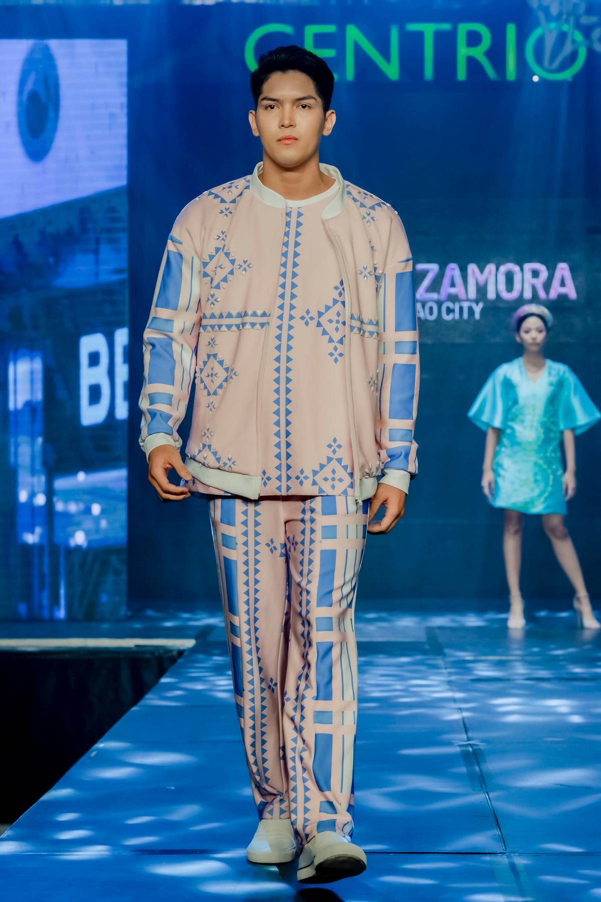 Model Andrew Gaston in Toping Zamora of Davao City.