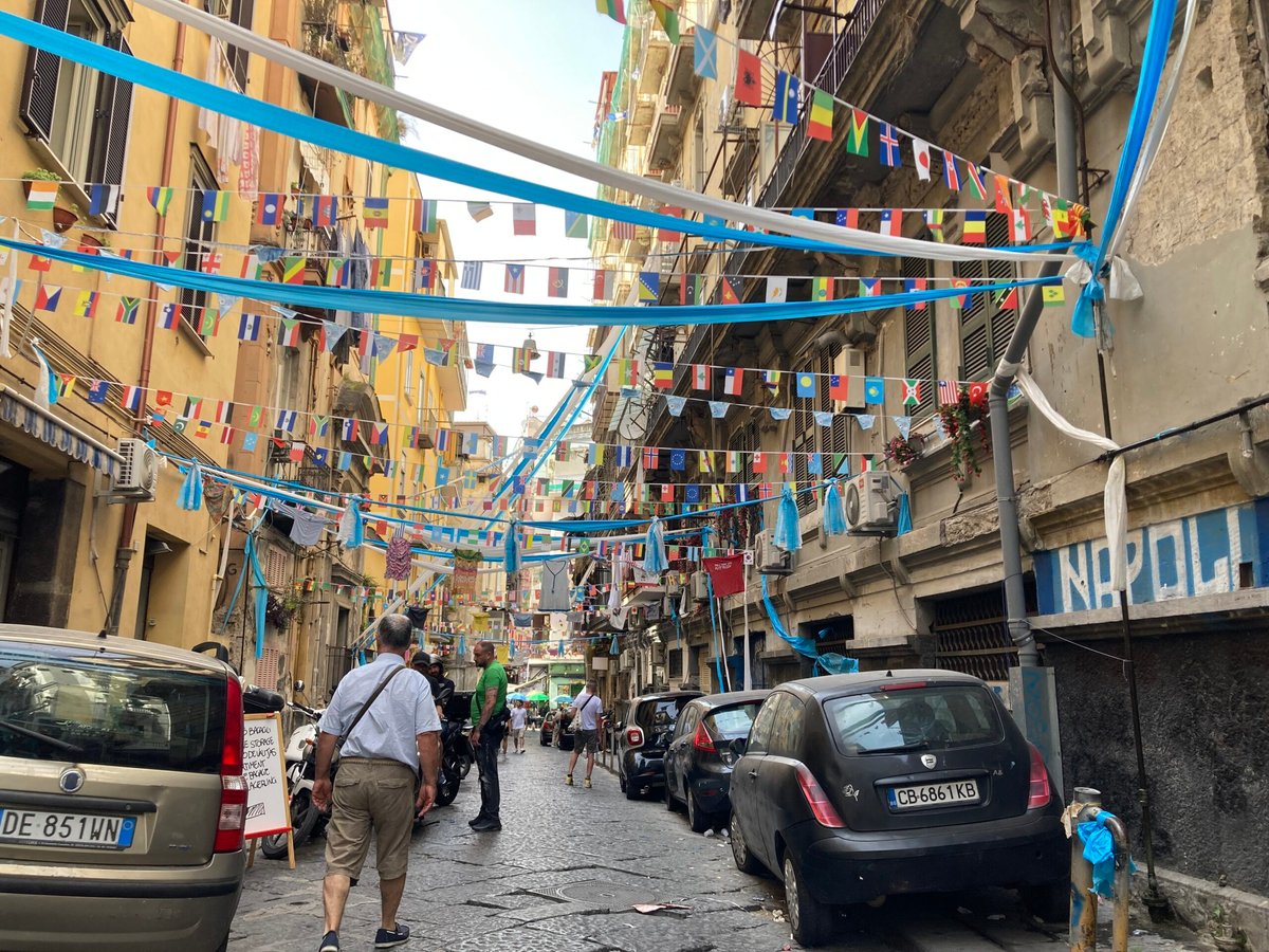 Naples' Quartieri Spagnoli or Spanish Quarters.