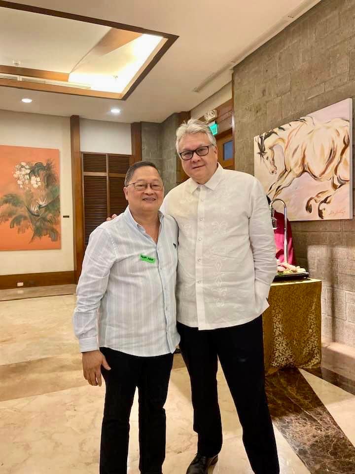 JOBY Gatan and Rep. Mark Cojuangco.