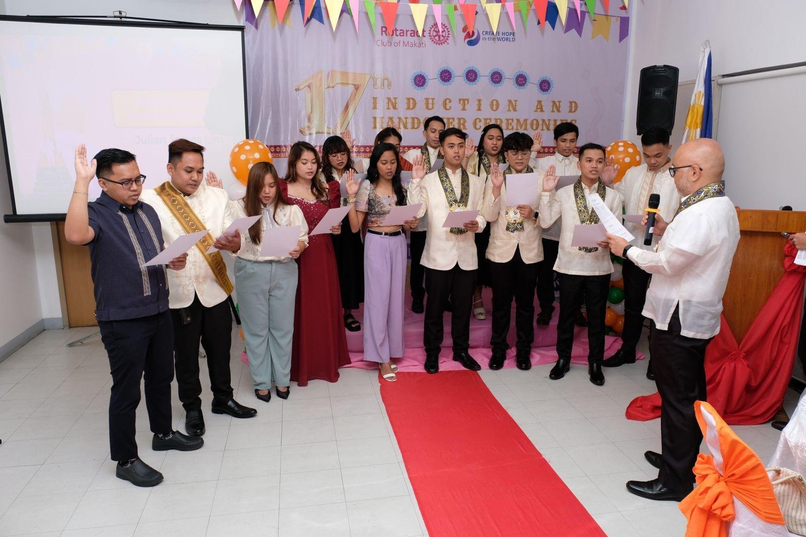 Rotaract Club Makati holds 18th induction, handover ceremonies
