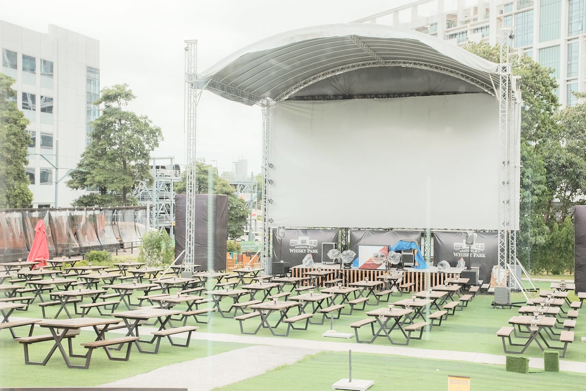 Park & Jams pushes through today, rain or shine