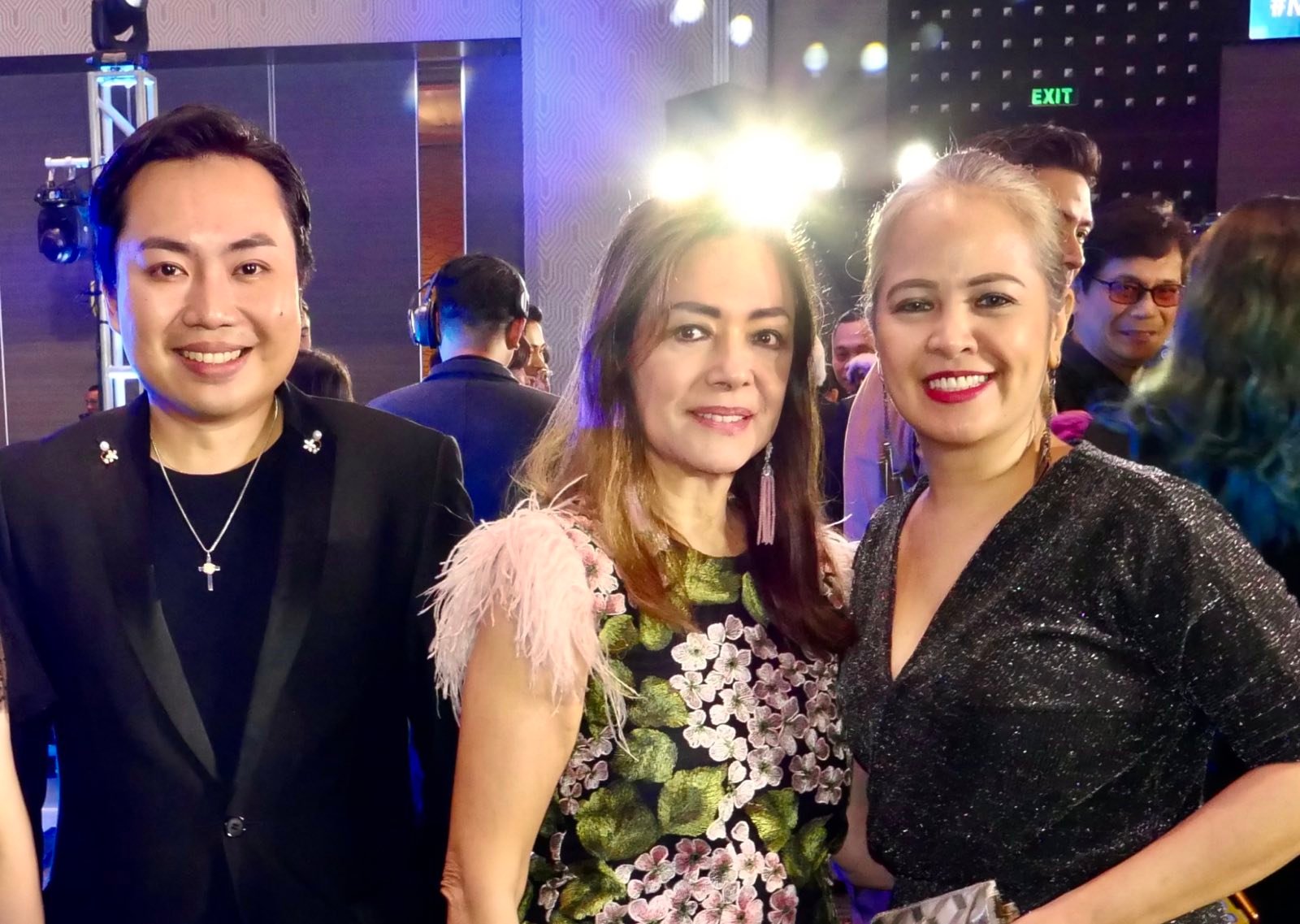 Jose Paolo dela Cruz, Mayenne Carmona and Janette Velasco of People Asia.