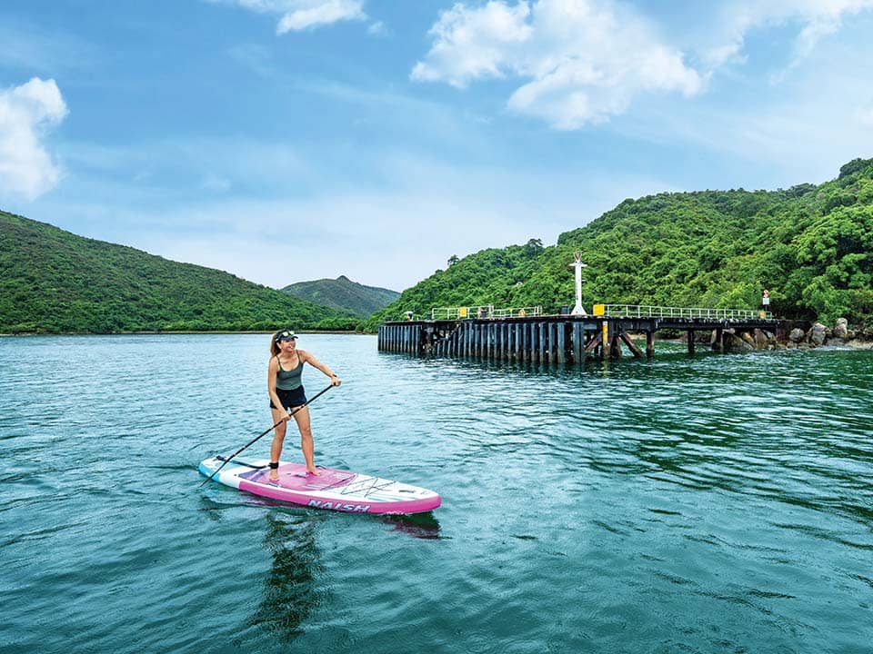 Sai Kung, dubbed as the 'back garden of Hong Kong.'