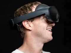 FILE PHOTO: Meta CEO Mark Zuckerberg wearing a Meta Quest Pro (Photo from Mark Zuckerberg / Instagram)