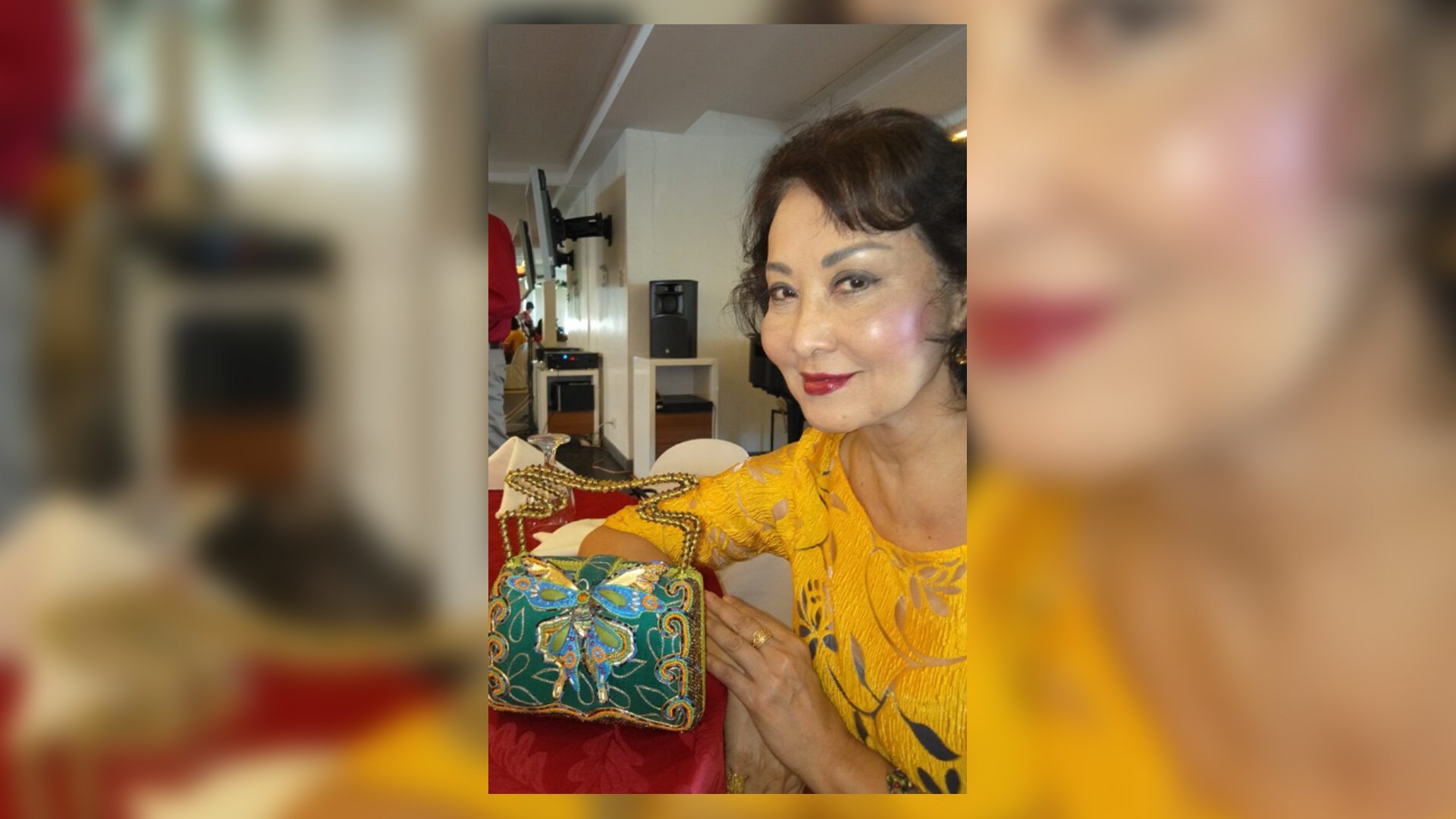 Gemma Cruz-Araneta in her ageless state of beauty, charm and wit