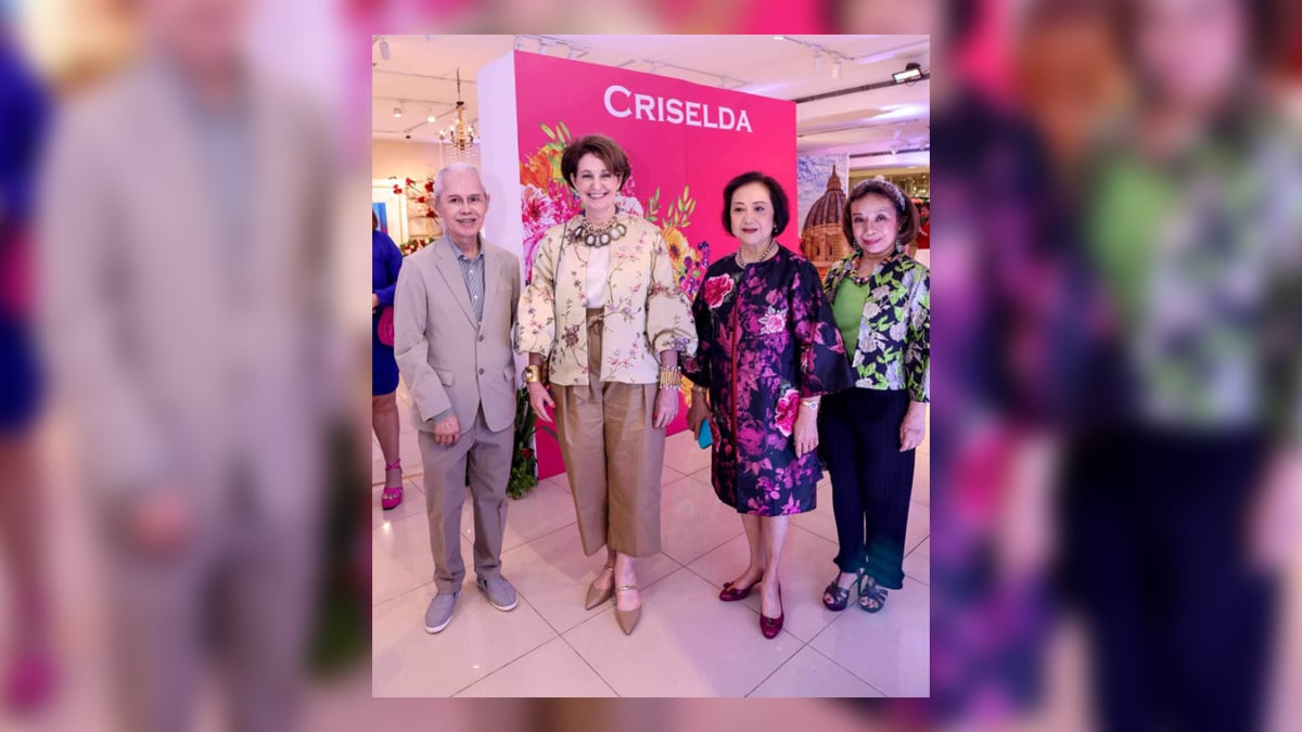 Paying tribute to Criselda, Rustan’s bestselling iconic fashion designer