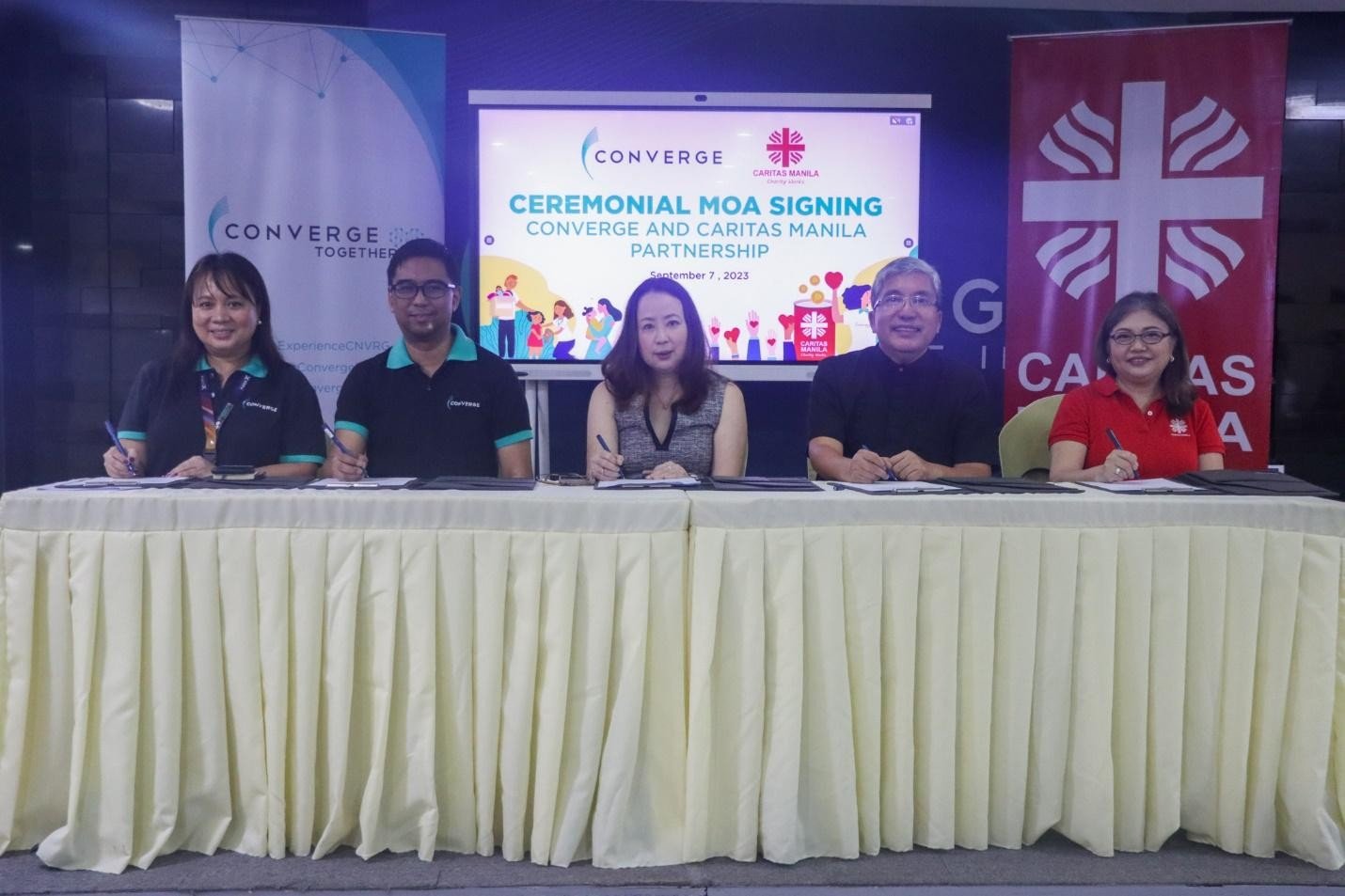 Converge, Caritas Manila partner  to uplift underprivileged communities