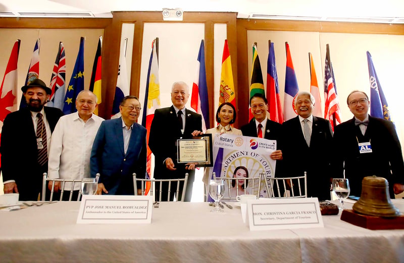DoT chief seeks Rotarians’ support for tourism projects