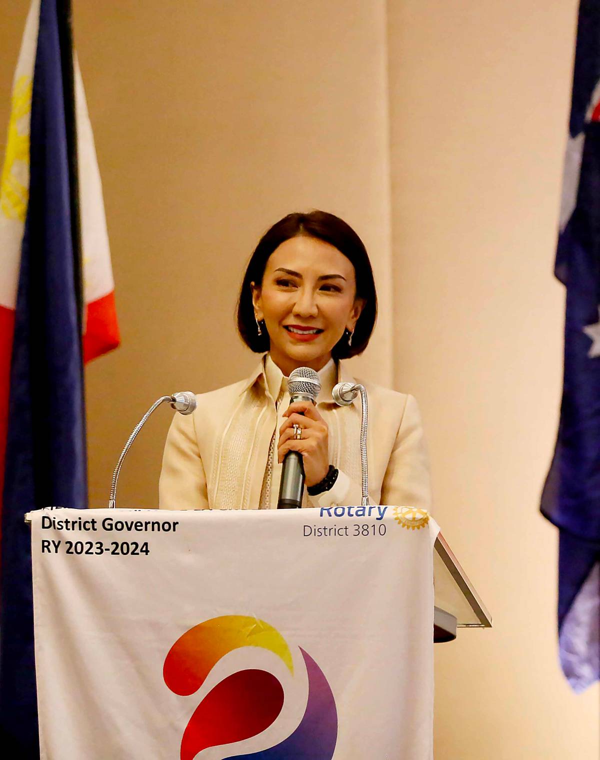Department of Tourism Secretary Christina Garcia Frasco, in her speech as guest speaker of the Rotary Club of Manila during the Club's weekly meeting at the Manila Polo Club last 31 August, said it was her 'sincere hope that with the partnership of the Rotary Club, as well as its members and the captains of industry who contribute in one way or another to the project of nation-building, we can ensure that our country — through tourism — will have a more primary role in Asia as a tourism powerhouse.'