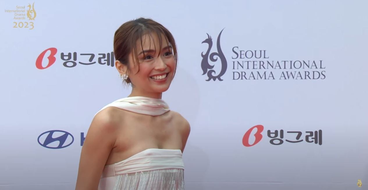 Kathryn Bernardo flew to Korea for the Seoul International Drama Awards