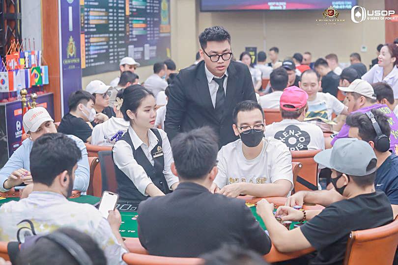 THE Malaysian-owned U Series of Poker has broken the all-time Vietnam record of main event entries and prize pool for a none-high roller series, bringing in 1366 total entries (462 uniques) and a prize pool of US$1,212,000 for USOP Hanoi 2023. First place pays USD239K. | photograph courtesy of USOP.com