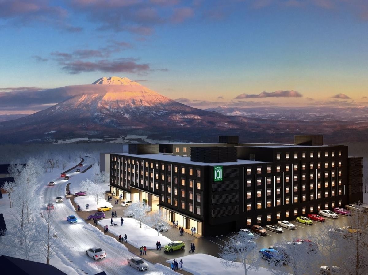 Perspective of Hotel 101-Niseko Hokkaido, Japan.