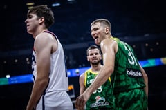 Lithuania stuns USA in FIBA World Cup