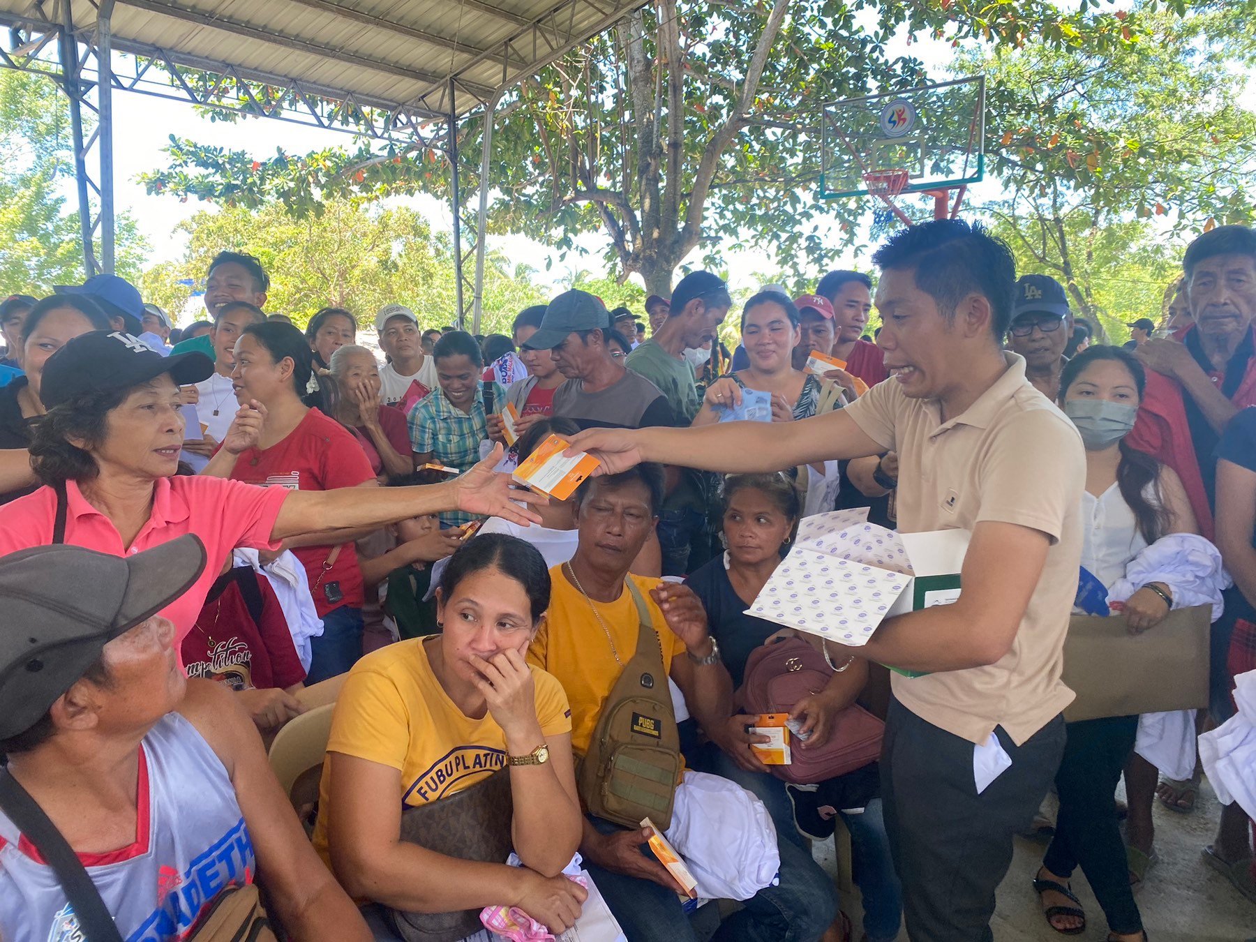 Davao de Oro flood victims receive aid from Bong Go