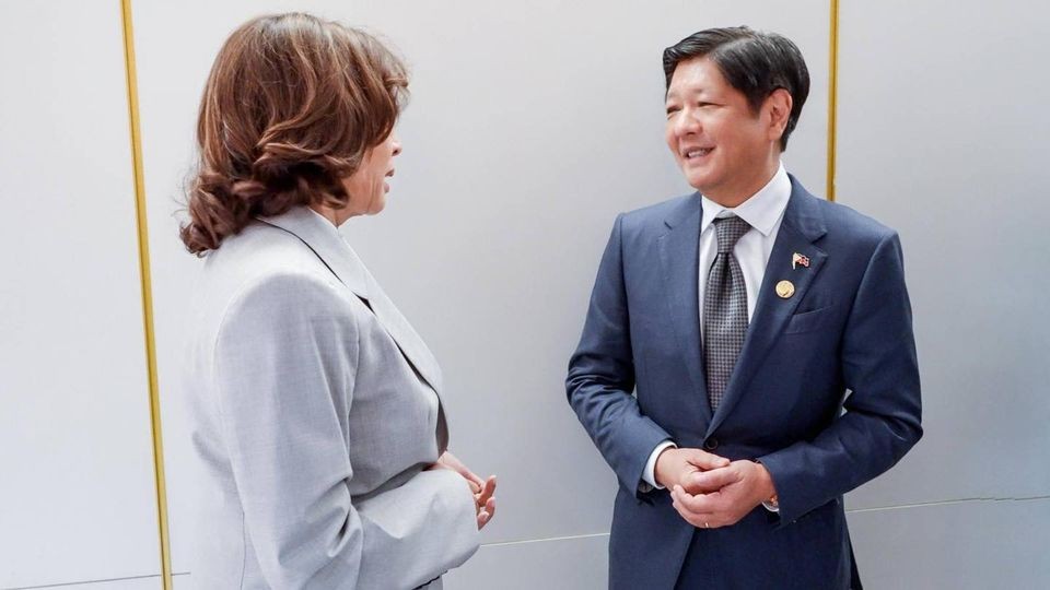 PBBM, US VP Harris discuss security issues about South China Sea