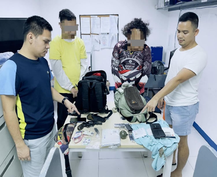 2 ‘motornappers’ with illegal explosives and firearms nabbed