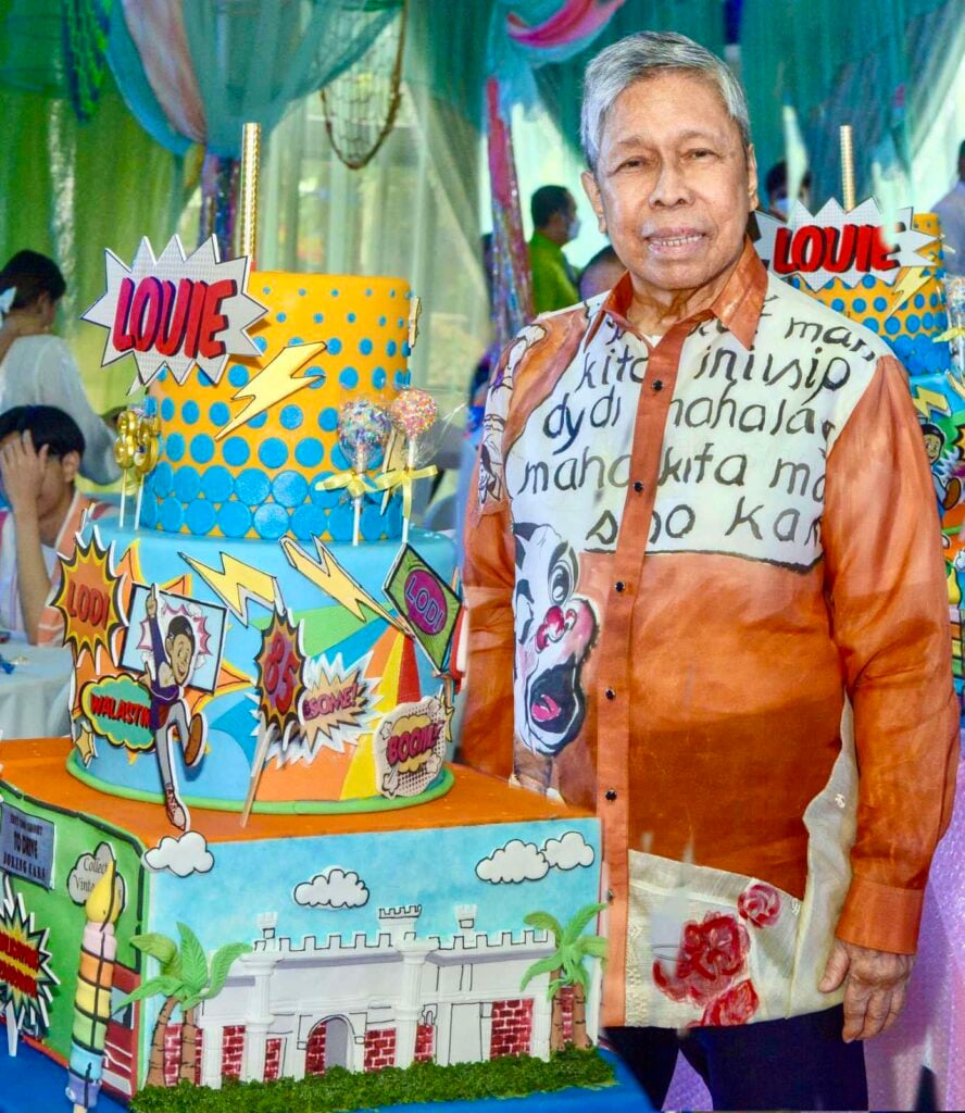 Birthday celebrator Louie Ablaza.