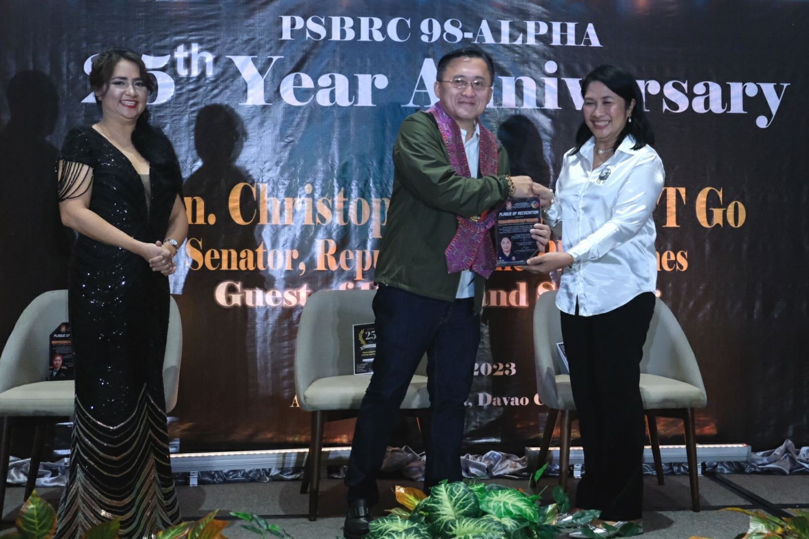 Bong Go honors police at PNP Service PSBRC Class 1998-Alpha’s 25th Anniversary