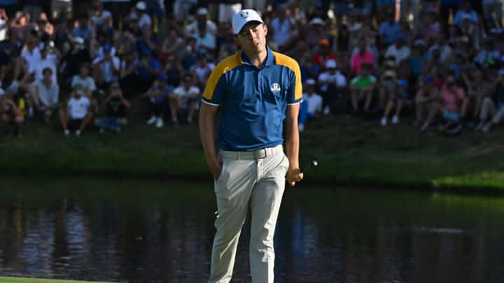 Europe's English golfer, Matt Fitzpatrick