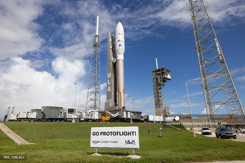 Amazon launches test satellites in challenge to Musk’s Starlink