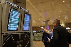 Major airlines cancel dozens of flights to Israel