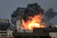 Gaza rescuers say 12 killed in Israeli strikes