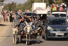 Thousands flee north Gaza after Israel evacuation warning
